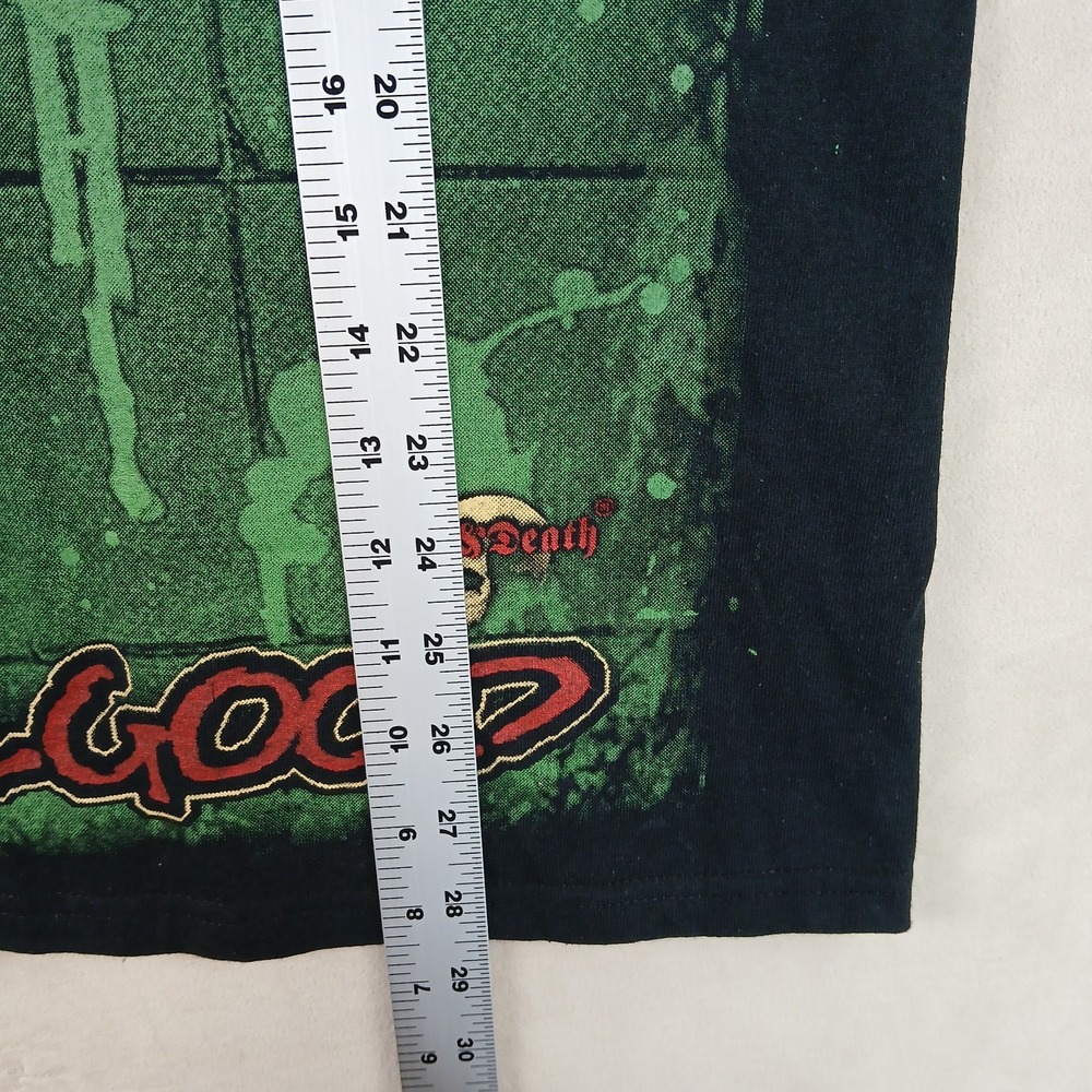 Rock & Death Motley Crue Large Mens T Shirt Embroidered Graphic 21x28 ** Small - Picture 9 of 11